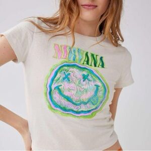 cute urban nirvana cropped top